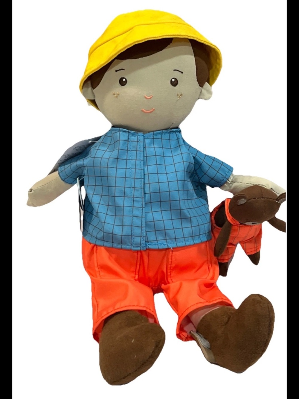 Manhattan Toy Playdate Friends Alex Soft Stuffed Boy with Bear 14"